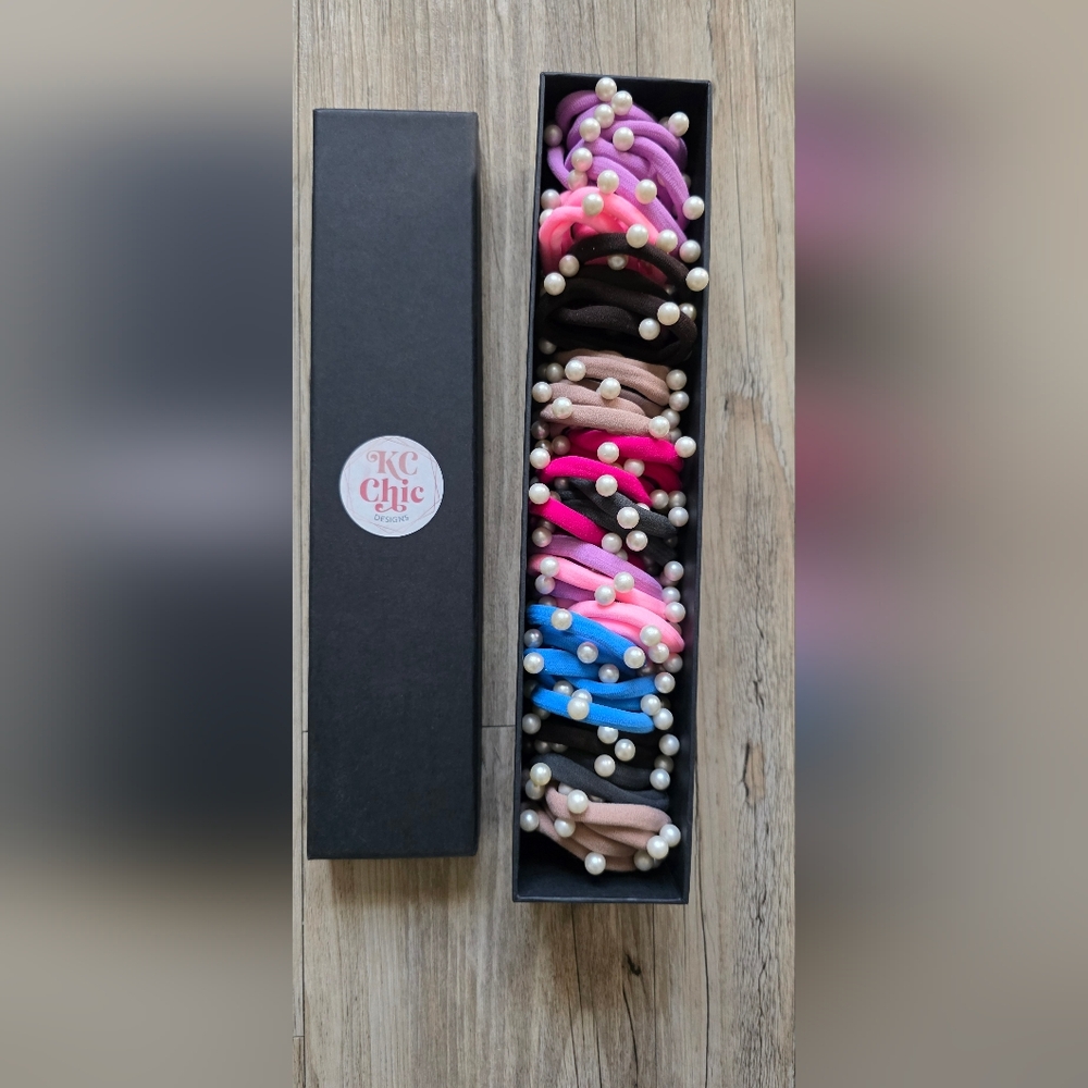 KC Chic Pearl Embellished Headbands Set